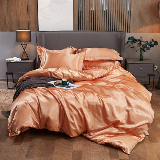 🎁 Un set de lux de mătase de mătase pură de mătase de mulberry de lux acoperă plapuma