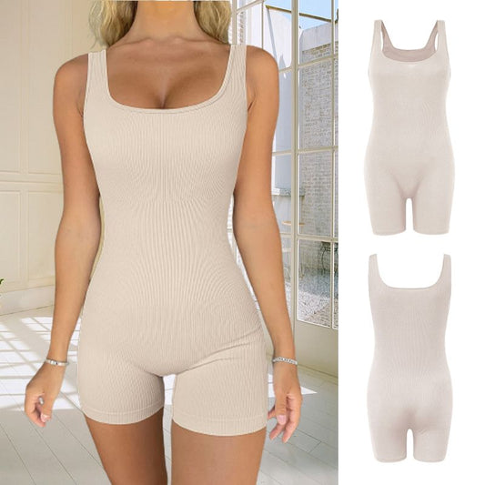 💥Vânzare fierbinte💥Seamless Stretch Stretch Tummy Control Yoga Romper