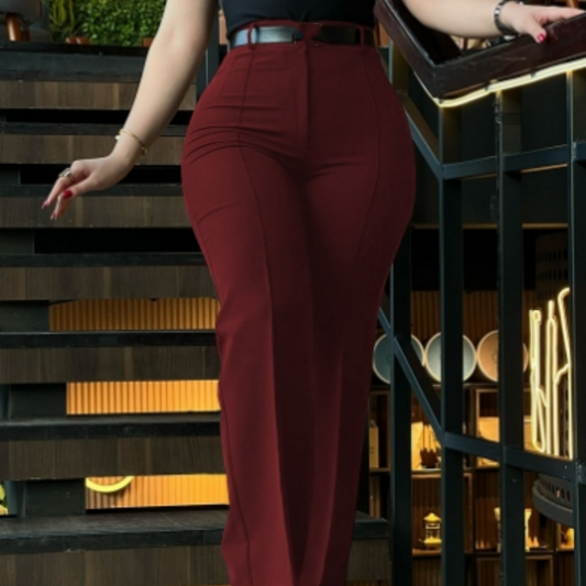 Femei confortabile moda Versatile Slim pantaloni