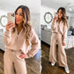 📦S-3XL🔥Femeie costum din două piese Set Casual cu mânecă lungă Sportswear Suit