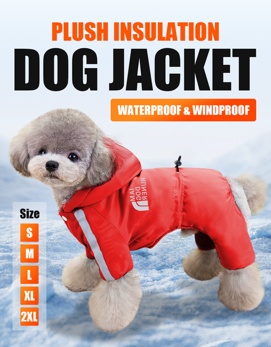 🐕 Pregătiți-vă pentru frig season❄️Waterproof jachetă de iarnă pentru câini