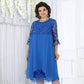 💗Rochie Midi din Dantelă pentru Femei cu Croială Largă