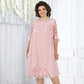 💗Rochie Midi din Dantelă pentru Femei cu Croială Largă