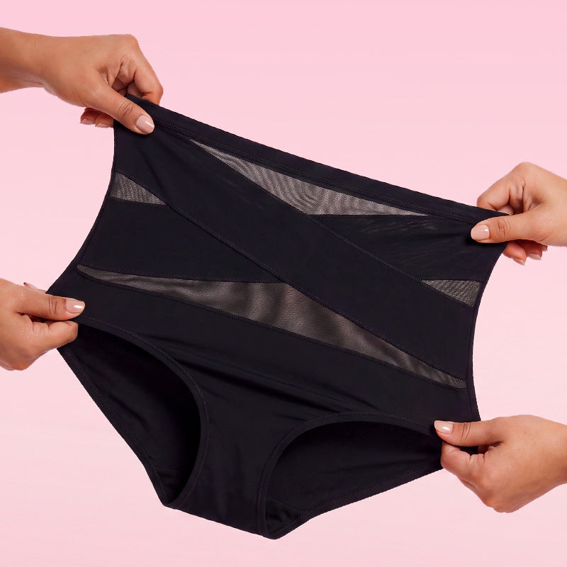 🌸 Női magas derekú, alakformáló alsónemű – S–3XL méretben, magas derékrésszel 💗