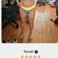 🌼 Třídílné sportovní bikiny z nylonu s barevnými bloky👙🌈