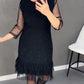 🥰🥰Rochie de seară scurtă neagră