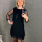 🥰🥰Rochie de seară scurtă neagră