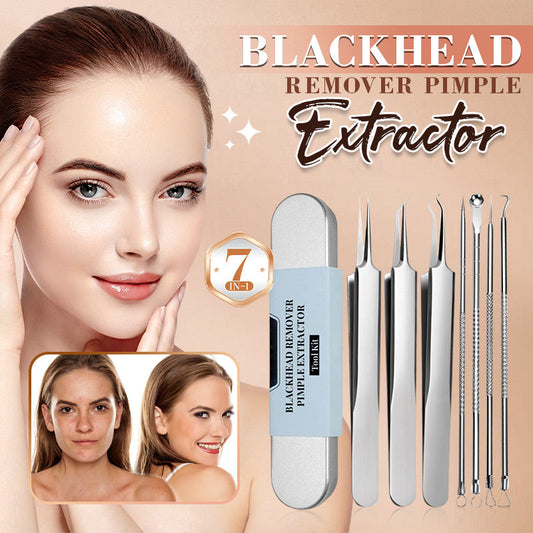 Set din oțel inoxidabil pentru îndepărtarea punctelor negre 💓 Ultima zi cu 50% reducere! 💥