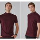 👕 🔝 Tricou slim cu guler ridicat pentru bărbați – Stil mulat, confortabil și modern 🎁