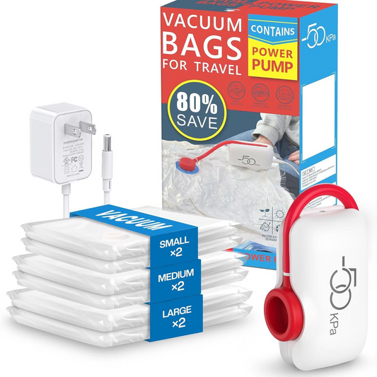 🔥 Sac de compresie pentru aspirator electric USB