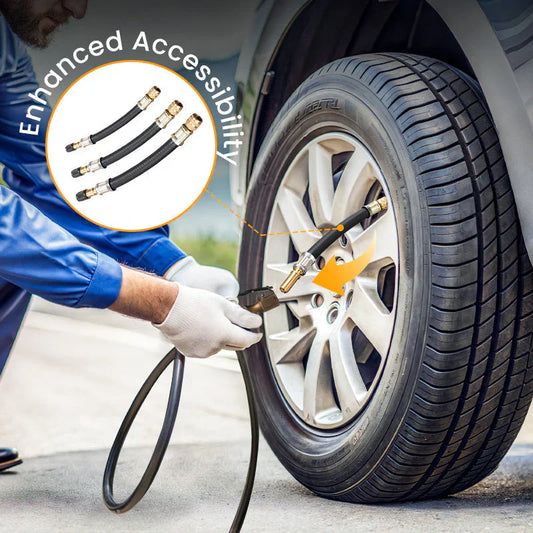 🔧 Extensie elastică universală pentru supape din cauciuc | Soluția pentru jante greu accesibile! 🚗