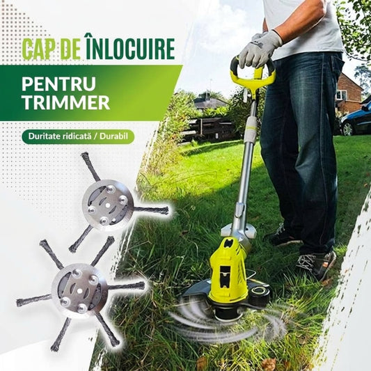🔥 Cap de tăiere înlocuibil pentru mașină de tuns iarba / trimmer cu fir - cap de tăiere din oțel pentru tunderea gazonului 🌿✂️⚙️