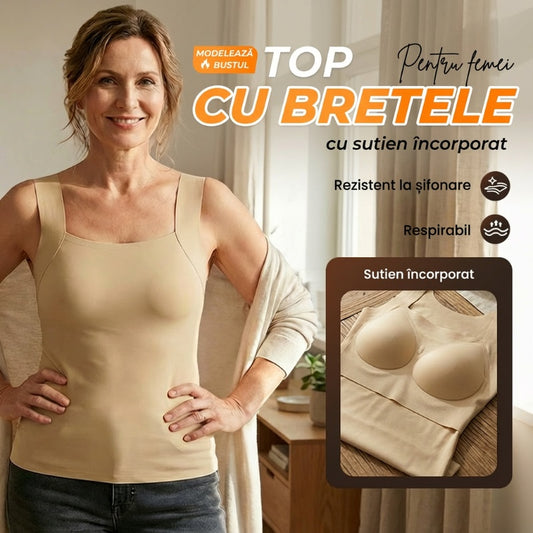 🌟 Cel mai popular produs 2026 💖  Top modelat cu sutien încorporat 💃