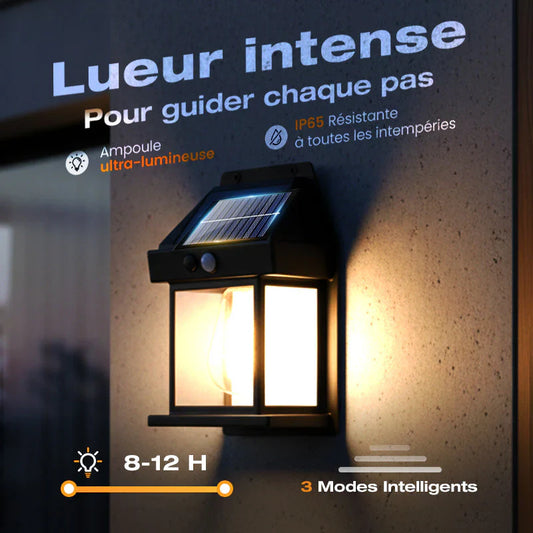 🔥Aplică solară de perete cu senzor de mișcare din tungsten