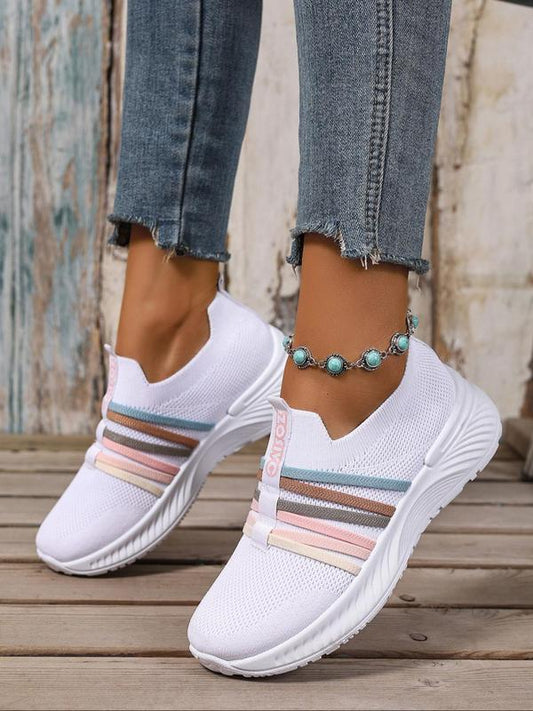 👟 🏃 Teniși fără mâneci pentru femei, confecționați din material respirabil tip plasă - ușori și confortabili 🌸