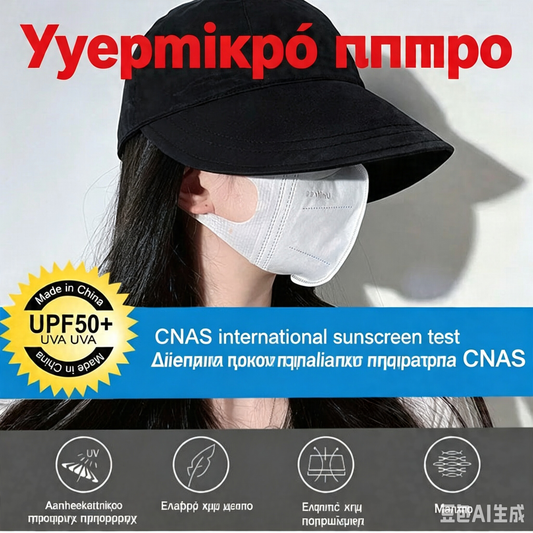 👒 Πτυσσόμενο καπέλο σε σχήμα κοχυλιού με αντηλιακή προστασία – ✨UPF50+ μπλοκάρει το 99 % της υπεριώδους ακτινοβολίας 💕