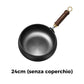 🍳Reducere 🔥Tigaie antiaderentă extrem de ușoară, neacoperită, fabricată din fontă groasă