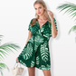 💐Salopeta casual cu buzunar floral cu buline