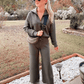 📦S-3XL🔥Femeie costum din două piese Set Casual cu mânecă lungă Sportswear Suit