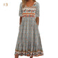 🌞 Rochii boho de vară cu imprimeu – Disponibile S–4XL | Ultima zi pentru 40% reducere!⚡