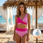 👙 Costume de baie color block de la S la 3XL: Costume de baie din două piese elegante și modelatoare 🌊