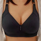 💕 Plus Size Kényelmes Drót nélküli Melltartó – Varratmentes Nylon-Spandex, Megrogyásgátló és Légáteresztő 👙
