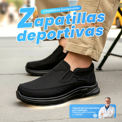 👟Pantofi pentru bărbați, respirabili, cu orteză, spumă cu memorie pentru confort de zi cu zi 🏃‍♂️💨