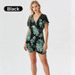💐Salopeta casual cu buzunar floral cu buline