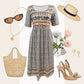🌞 Rochii boho de vară cu imprimeu – Disponibile S–4XL | Ultima zi pentru 40% reducere!⚡