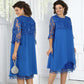 💗Rochie Midi din Dantelă pentru Femei cu Croială Largă