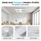🌀💡Ventilator de tavan cu lumină LED 2-în-1 – Răcire dublă, luminozitate extremă, instalare fără unelte