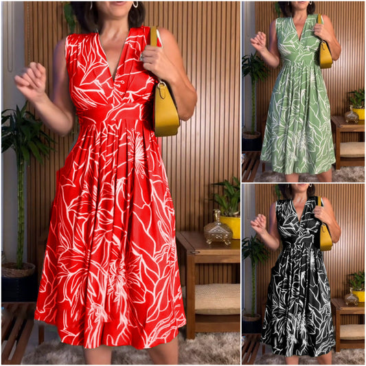 💃  Rochie cu decolteu în V și talie