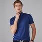 👕 🔝 Tricou slim cu guler ridicat pentru bărbați – Stil mulat, confortabil și modern 🎁