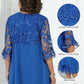 💗Rochie Midi din Dantelă pentru Femei cu Croială Largă