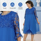 💗Rochie Midi din Dantelă pentru Femei cu Croială Largă