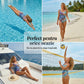 🩱Ofertă limitată! Costum de baie cu imprimeu la modă – designul plisat te face să pari mai slabă instantaneu ✨