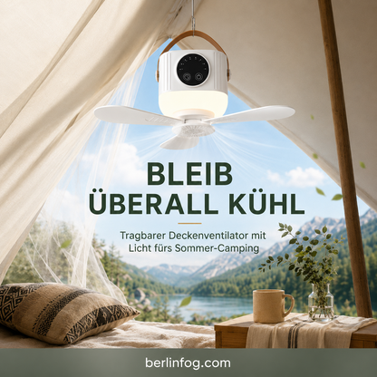 🌬️✨ Reducere la ventilatorul de tavan reîncărcabil cu LED!