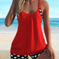 🏖️Vara fierbinte👙Costum de baie două piese Polka Dot pentru femei✨