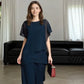🔥 Set elegant și stilat: top uimitor și pantaloni cu picior lat