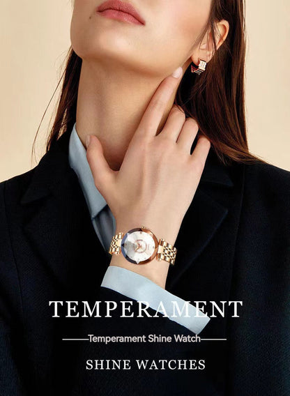 40%OFF⌚Ceas Starry pentru femei din oțel inoxidabil