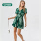 💐Salopeta casual cu buzunar floral cu buline