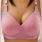 💕 Plus Size Kényelmes Drót nélküli Melltartó – Varratmentes Nylon-Spandex, Megrogyásgátló és Légáteresztő 👙