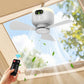 ❄️✨ Ventilator de Tavan Reîncărcabil cu Lumină LED – Răcire și Iluminare Fără Fir, Oriunde Ai Nevoie! 🔋💡