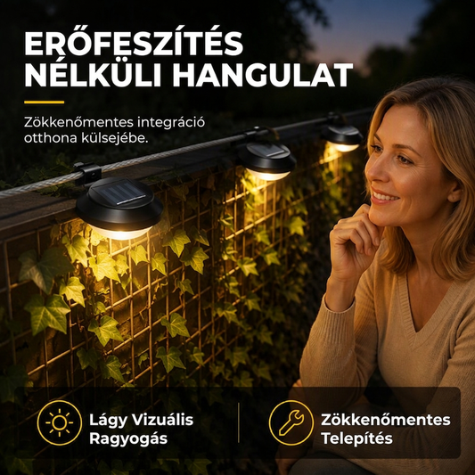 ☀️💡 Világítsd meg az ereszcsatornákat, kerítéseket és kerti falakat — napenergiával működő kültéri LED-ek, hálózati bekötés nélkül 🏡✨