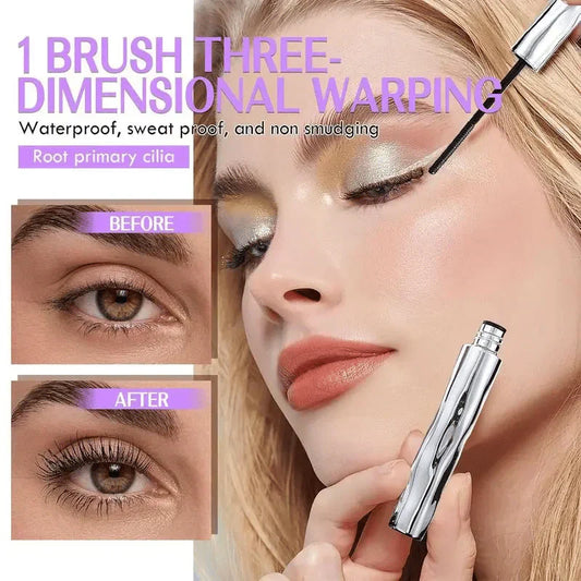 🌟Ofertă Cumpără 1, Primești 1 Gratis!🔥Mascara Impermeabilă cu Periuță Spiralată