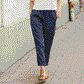 🌷【S-5XL】🥰Pantaloni largi din bumbac și in pentru femei în mărimi mari💖
