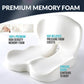 🚗💼🛋️ REDUCERE DE 50% PENTRU O PERIOADĂ LIMITATĂ! Pernă de scaun din spumă cu memorie – antiderapantă, ergonomică, cu plasă respirabilă, dimensiune universală pentru scaune de mașină și de birou 🦵🌟🔥
