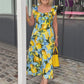 🍋Rochie tunică cu imprimare de lămâie