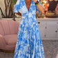 🧡 Rochie Maxi Confortabilă cu Decolteu în V – Eleganță și Comfort în Fiecare Detaliu!