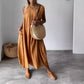 👗Bumbac lenjerie de bumbac fără mâneci cu buzunare Rochii casual